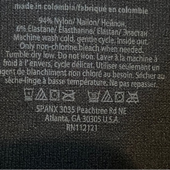 SPANX Black Leggings size XS/TP (3rd of 4) - Picture 7 of 10